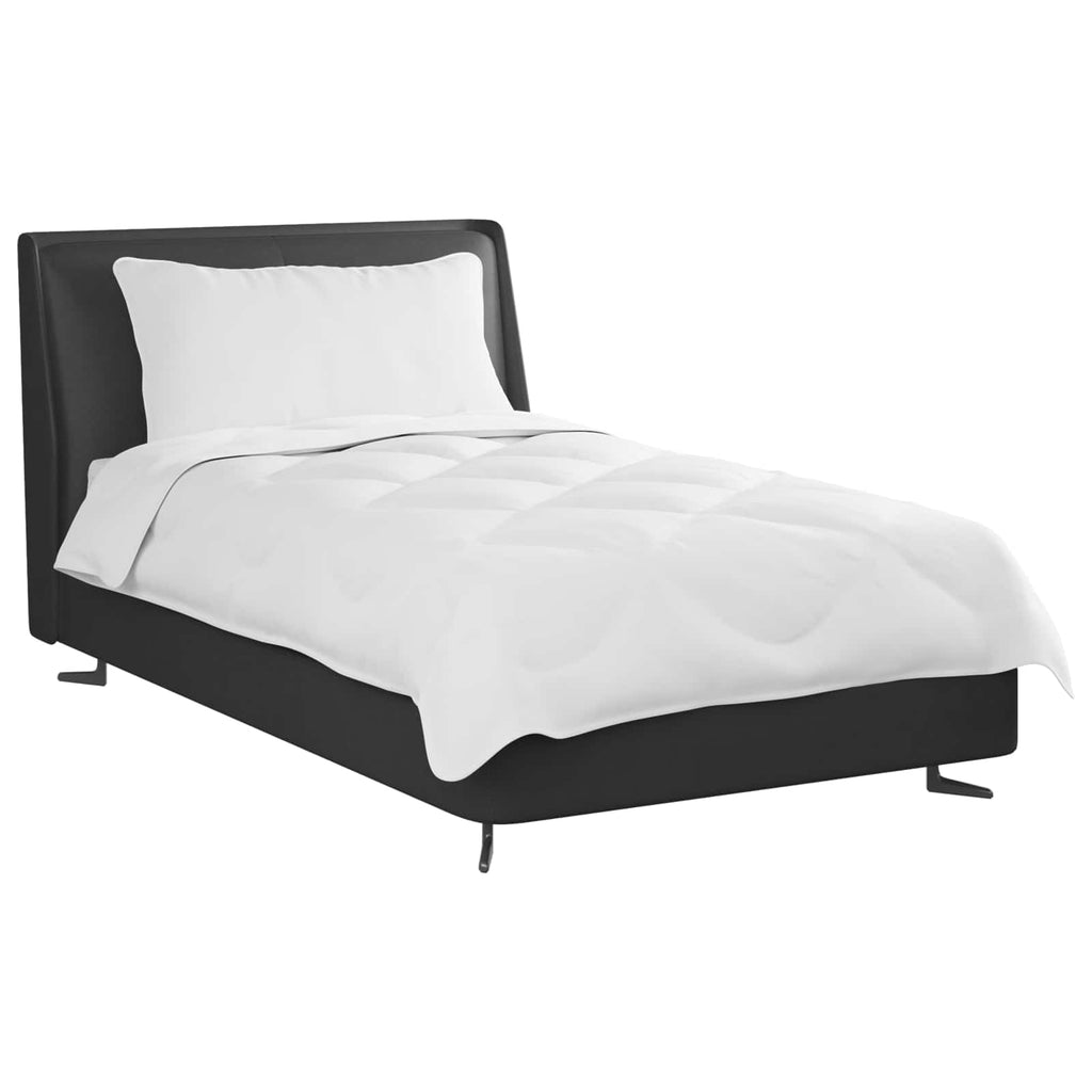 vidaXL Zestaw kołder z poduszką 2 pcs Biały Mikrofibra