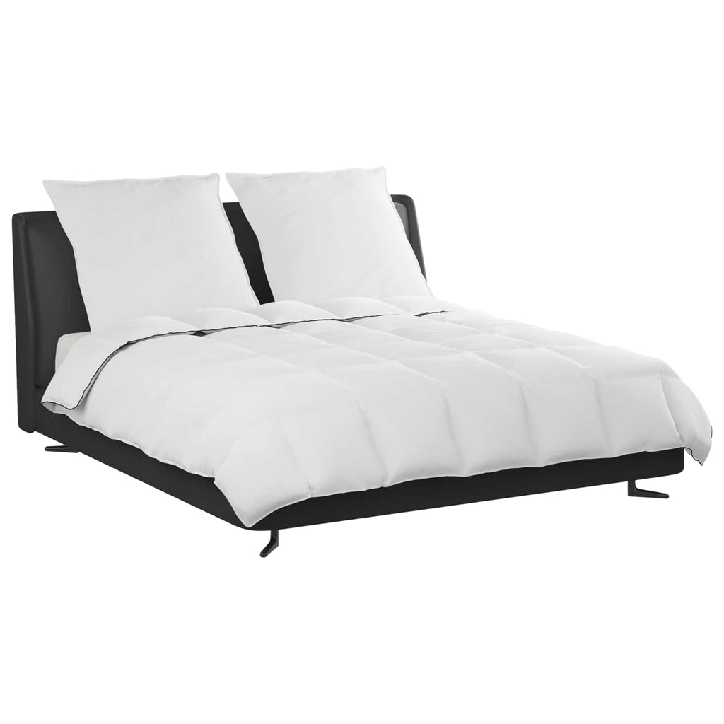 vidaXL Zimowa Kołdra z poduszką 3 pcs Biały Pióra down