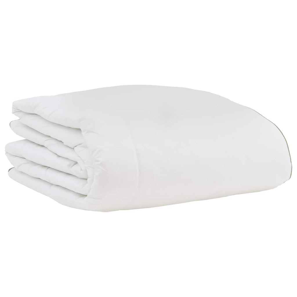 vidaXL Zimowa Kołdra z poduszką 3 pcs Biały Pióra down