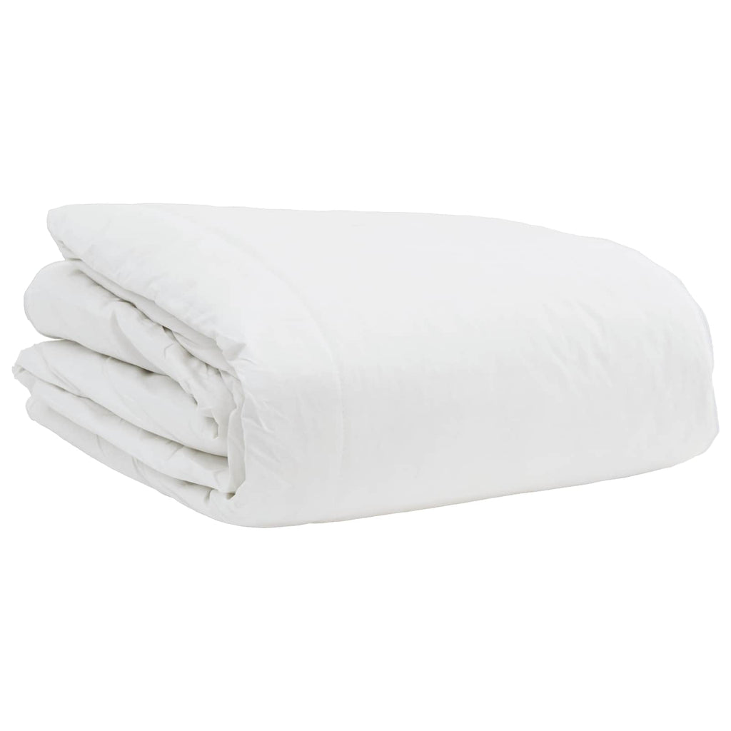 vidaXL Zestaw kołder z poduszką 3 pcs Biały Pióra down
