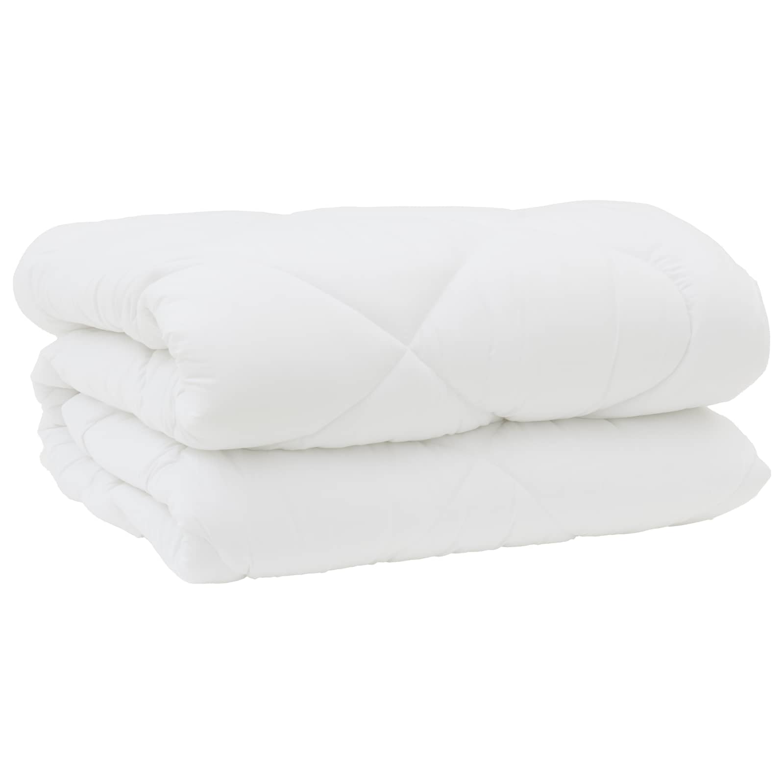 vidaXL Duvet z poduszkami z poduszką 3 szt. Biały Mikrofibra i Puch