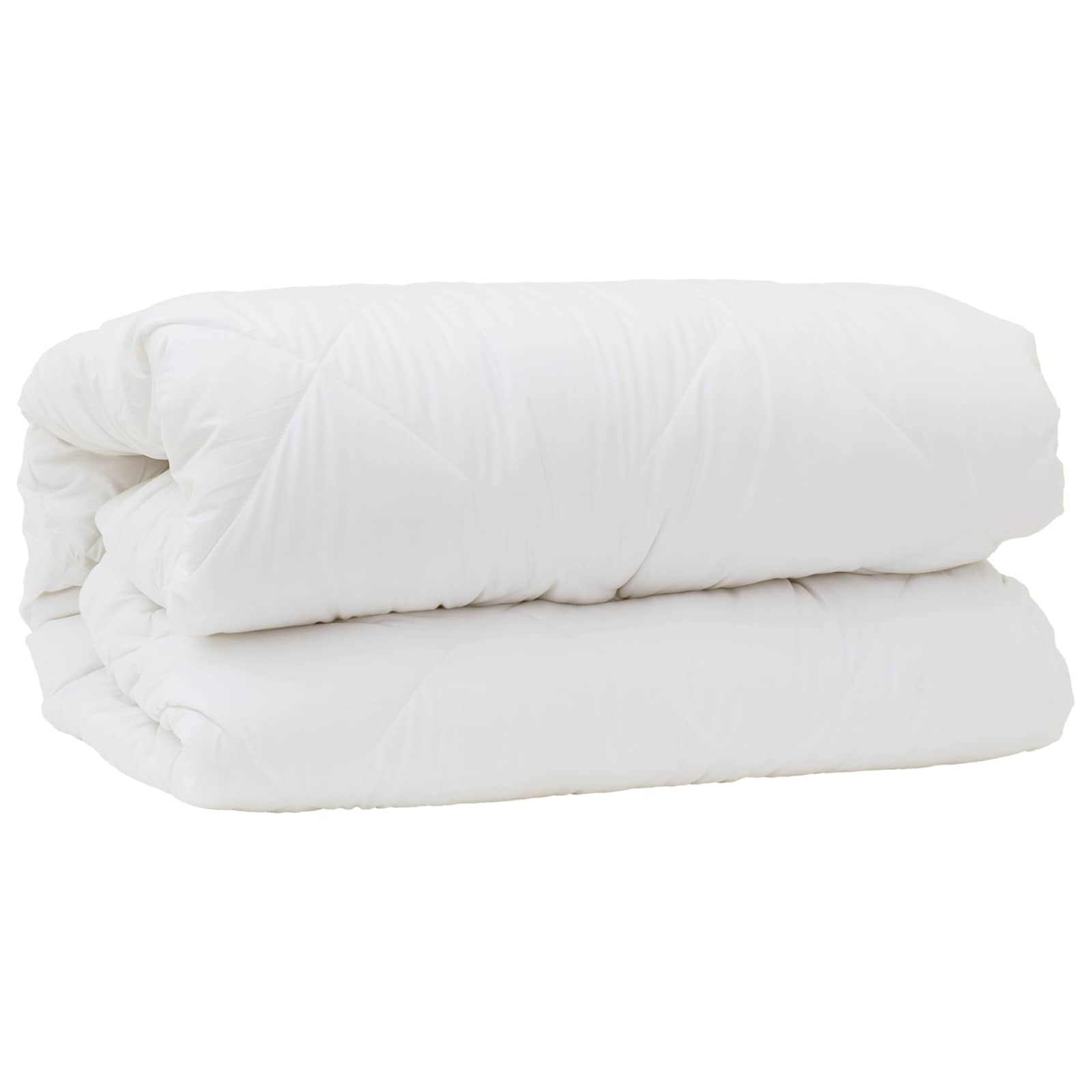 vidaXL Duvet z poduszkami z poduszką 3 szt. Biały Mikrofibra