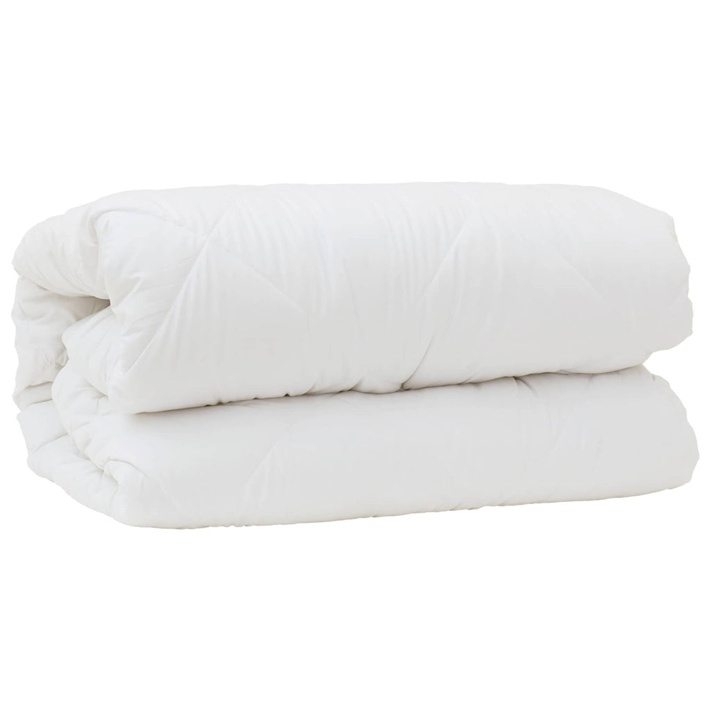 vidaXL Duvet z poduszkami z poduszką 3 szt. Biały Mikrofibra