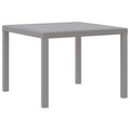vidaXL Stół Ogrodowy Jasnoszary 100 x 100 x 73 cm polirattan