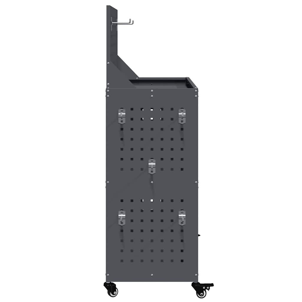 vidaXL Wózek narzędziowy Antracyt 65 x 35 x 111 cm Stal zimnogięta