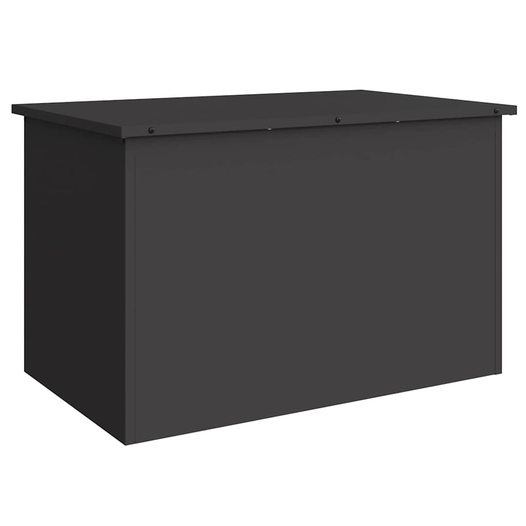 vidaXL Skrzynia do przechowywania na zewnątrz Czarny 80 x 50,5 x 50 cm