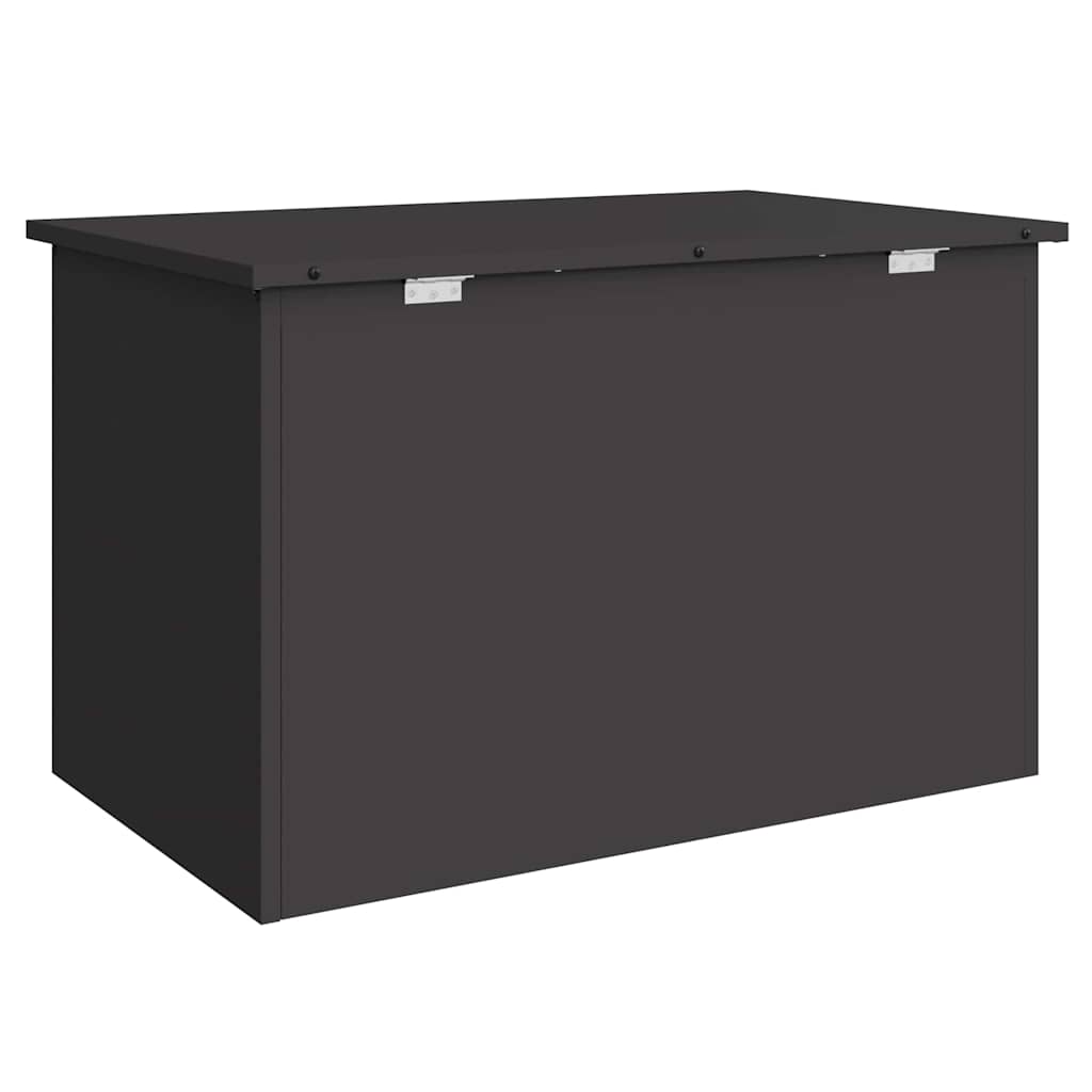 vidaXL Skrzynia do przechowywania na zewnątrz Czarny 80 x 50,5 x 50 cm
