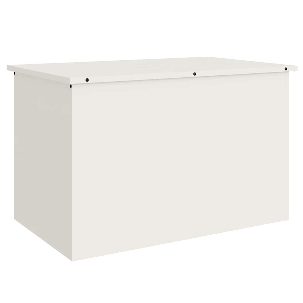 vidaXL Skrzynia do przechowywania na zewnątrz Biały 80 x 50,5 x 50 cm