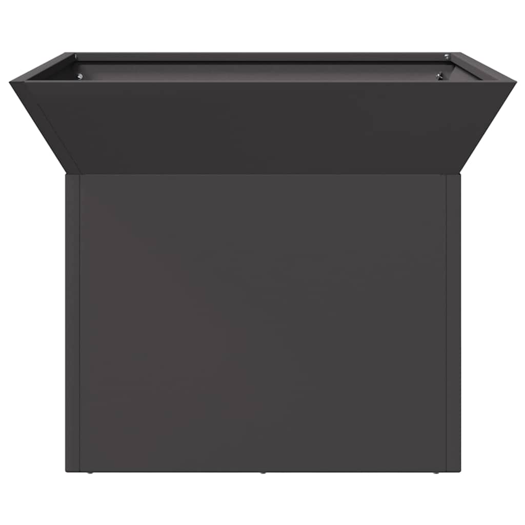 vidaXL Kominek Czarny 50 x 50 x 40 cm Stal