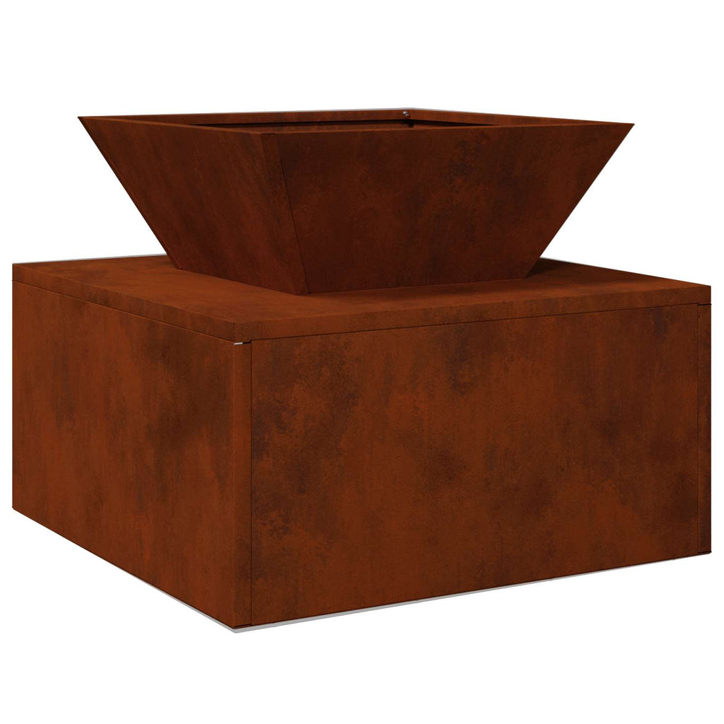 vidaXL Kominek Rdzawy 50 x 50 x 40 cm