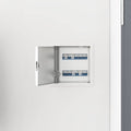 vidaXL Panel dostępu 2 pcs Biały 23 x 23 x 3 cm Stal