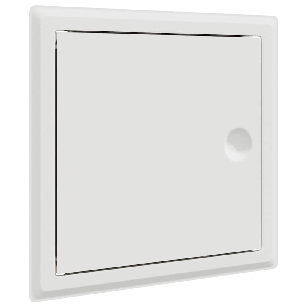 vidaXL Panel dostępu 2 pcs Biały 23 x 23 x 3 cm Stal