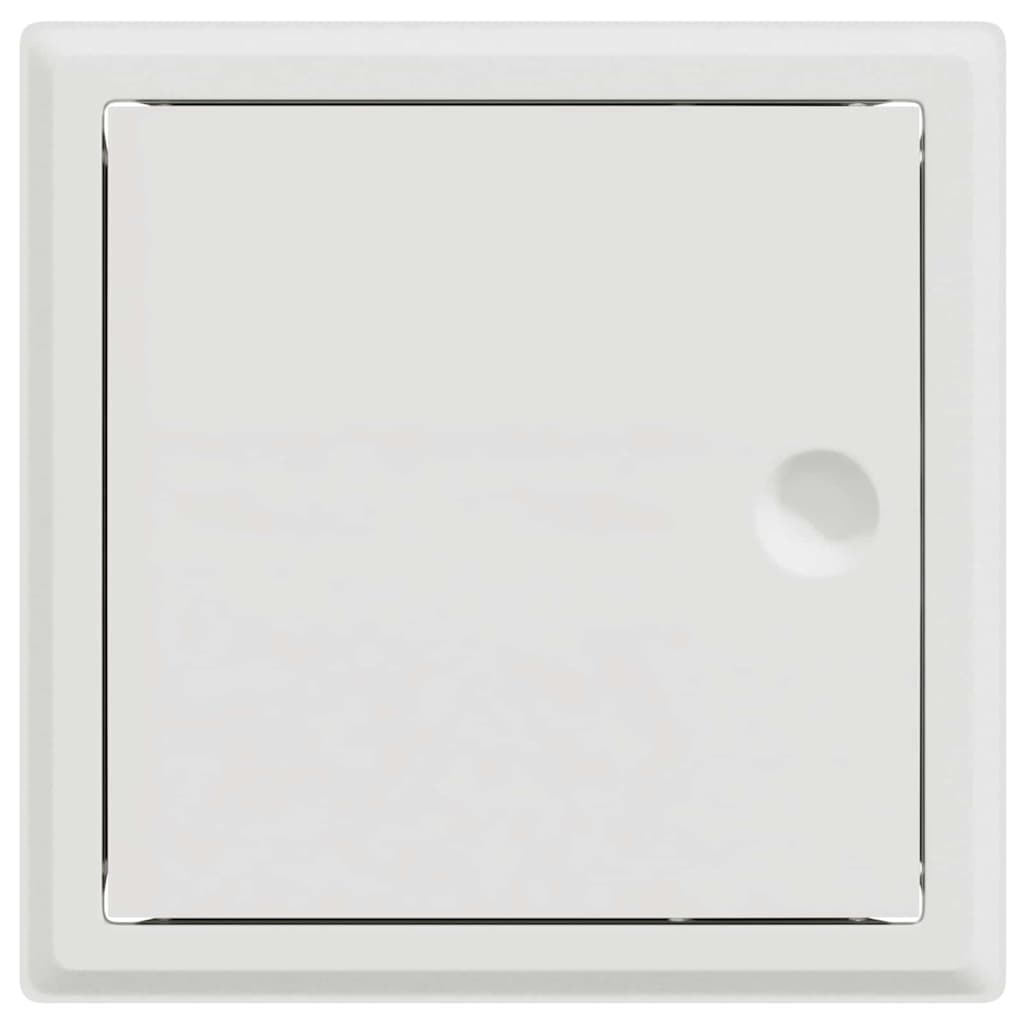 vidaXL Panel dostępu 2 pcs Biały 23 x 23 x 3 cm Stal