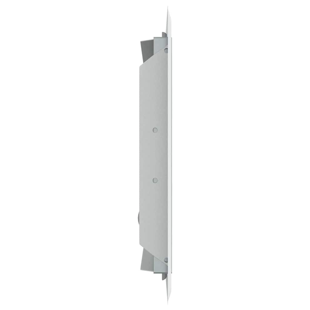 vidaXL Panel dostępu 2 pcs Biały 23 x 23 x 3 cm Stal