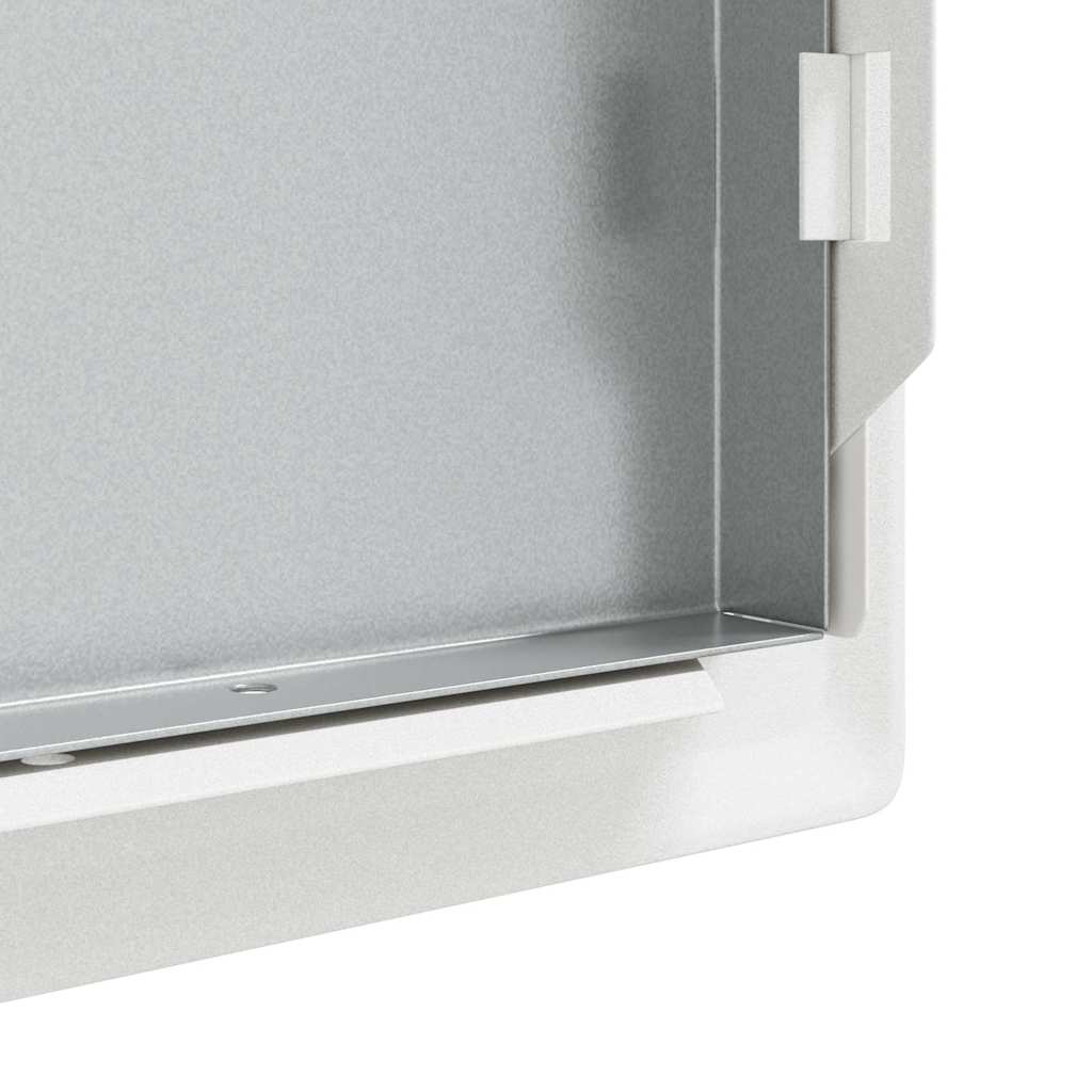 vidaXL Panel dostępu Biały 33,5 x 23 x 3 cm Stal