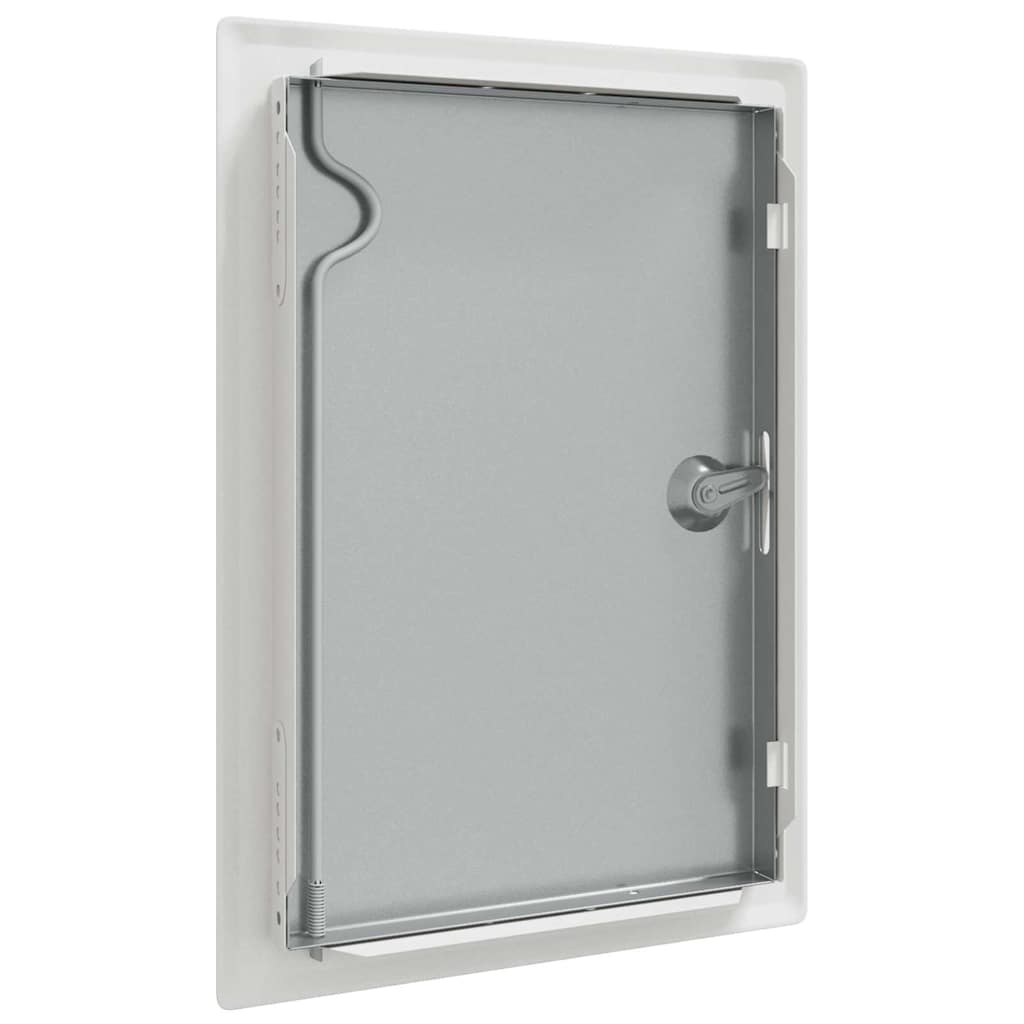 vidaXL Panel dostępu Biały 33,5 x 23 x 3 cm Stal