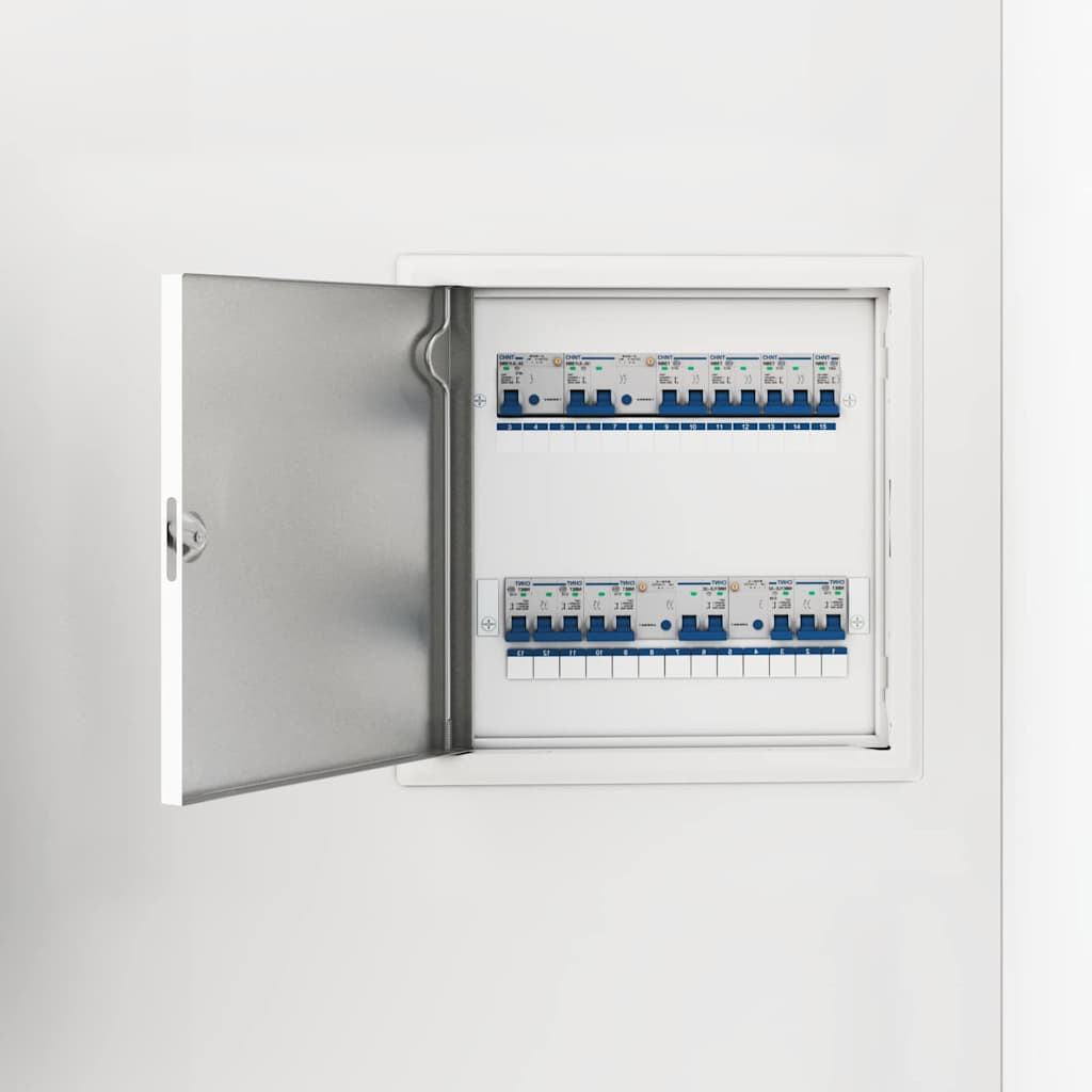 vidaXL Panel dostępu Biały 33 x 33 x 3 cm Stal