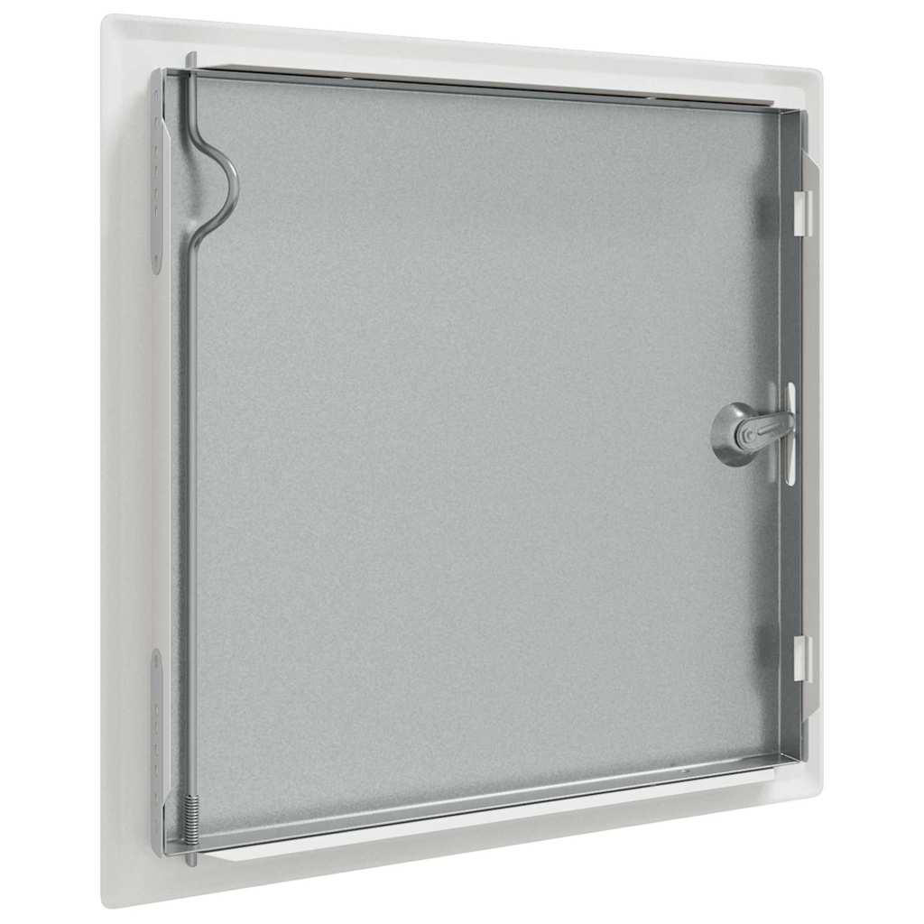 vidaXL Panel dostępu Biały 33 x 33 x 3 cm Stal