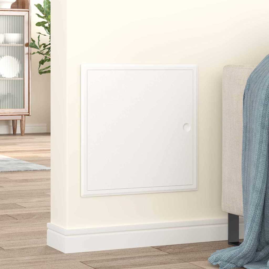 vidaXL Panel dostępu Biały 43 x 43 x 3 cm Stal
