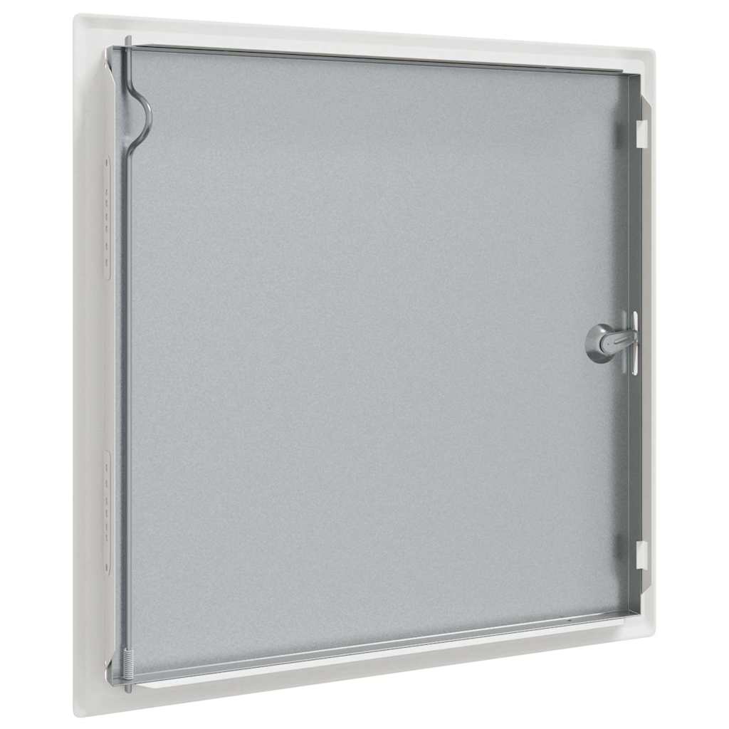 vidaXL Panel dostępu Biały 43 x 43 x 3 cm Stal