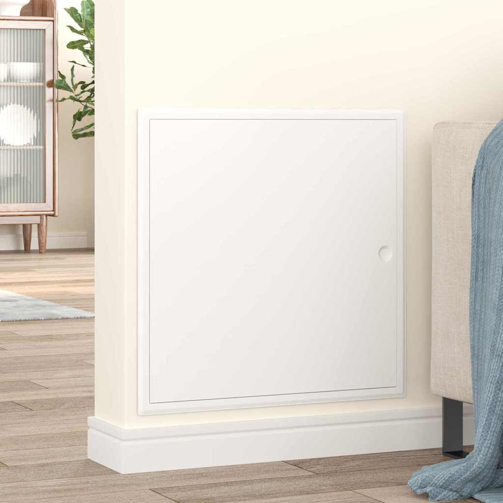 vidaXL Panel dostępu Biały 53 x 53 x 3 cm Stal