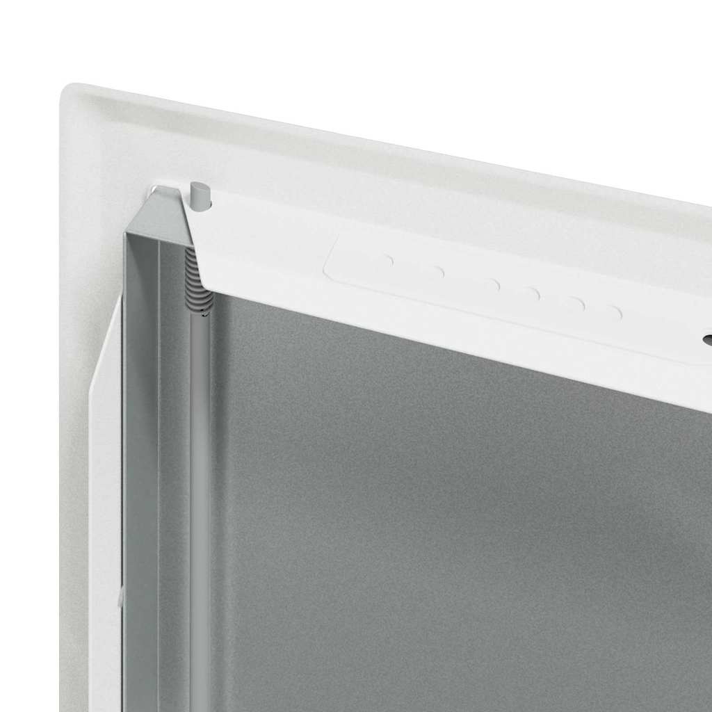 vidaXL Panel dostępu Biały 63 x 63 x 3 cm Stal