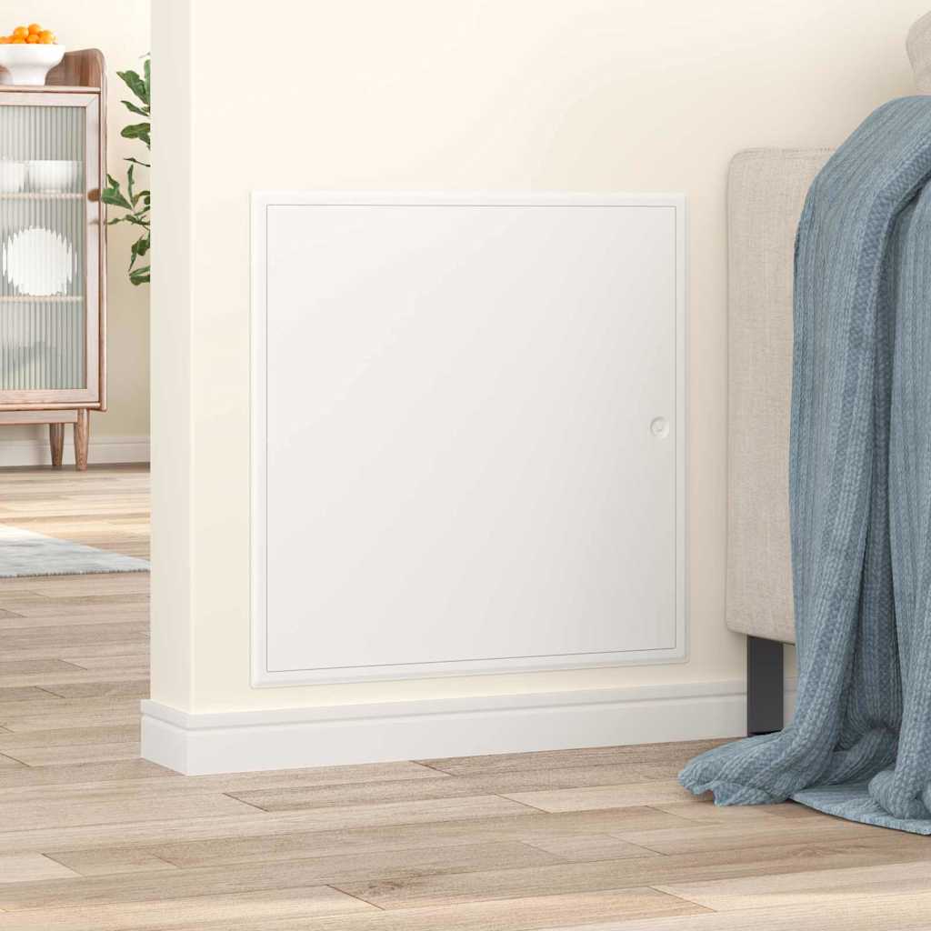 vidaXL Panel dostępu Biały 63 x 63 x 3 cm Stal