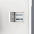 vidaXL Panel dostępu 2 pcs Biały 23 x 23 x 3 cm Stal