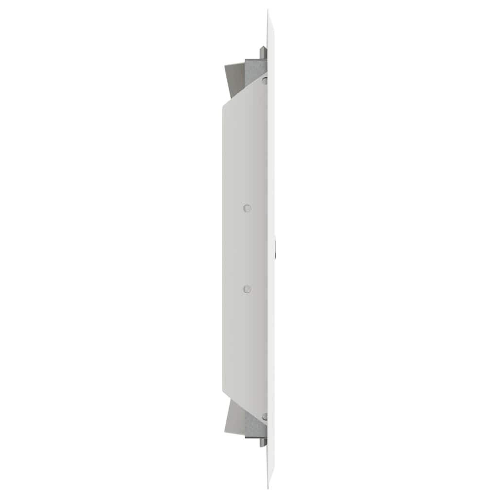 vidaXL Panel dostępu 2 pcs Biały 23 x 23 x 3 cm Stal