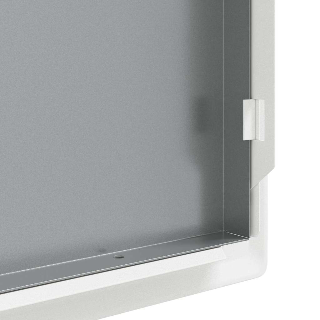 vidaXL Panel dostępu Biały 33 x 23 x 3 cm Stal