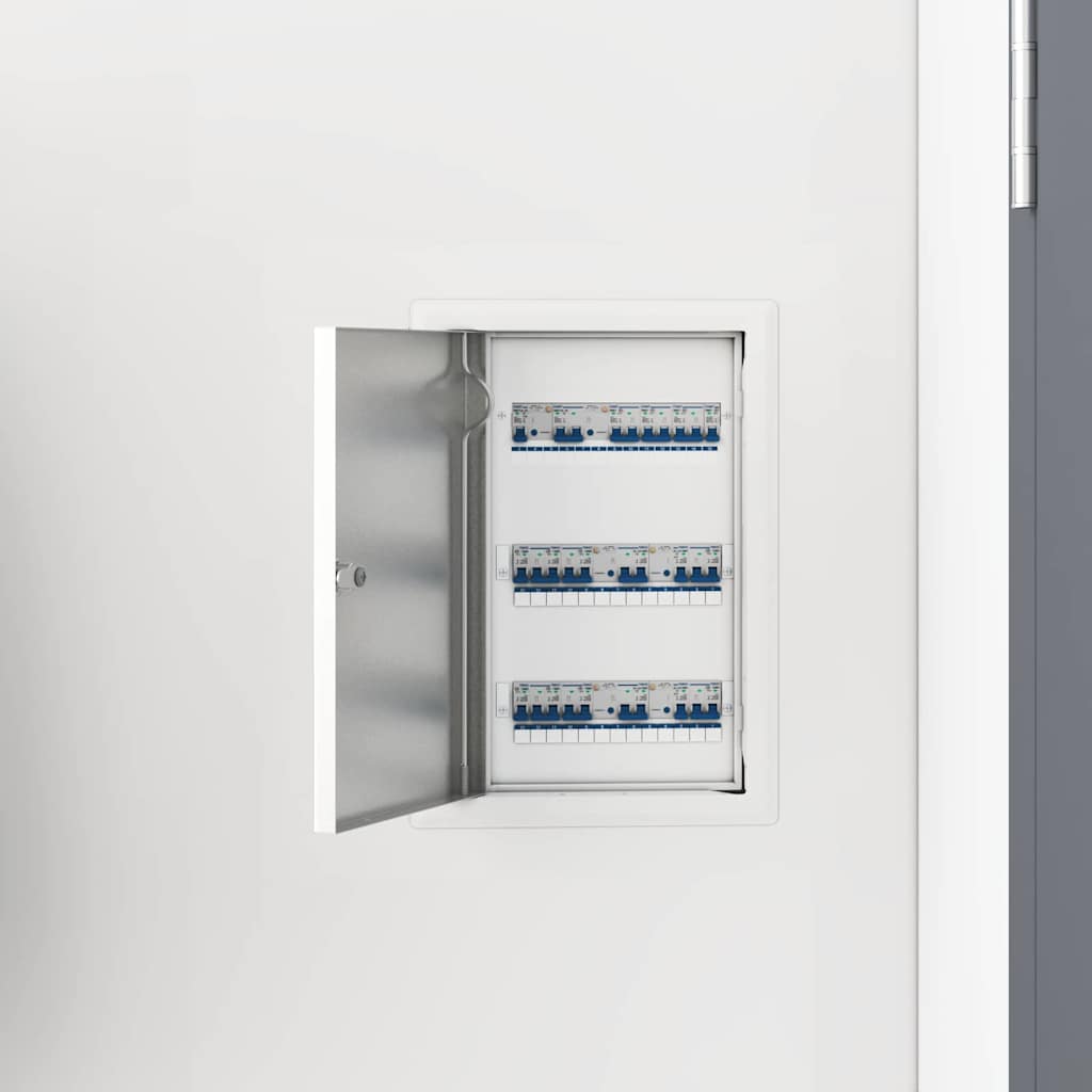 vidaXL Panel dostępu Biały 33 x 23 x 3 cm Stal
