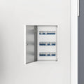 vidaXL Panel dostępu Biały 33 x 23 x 3 cm Stal