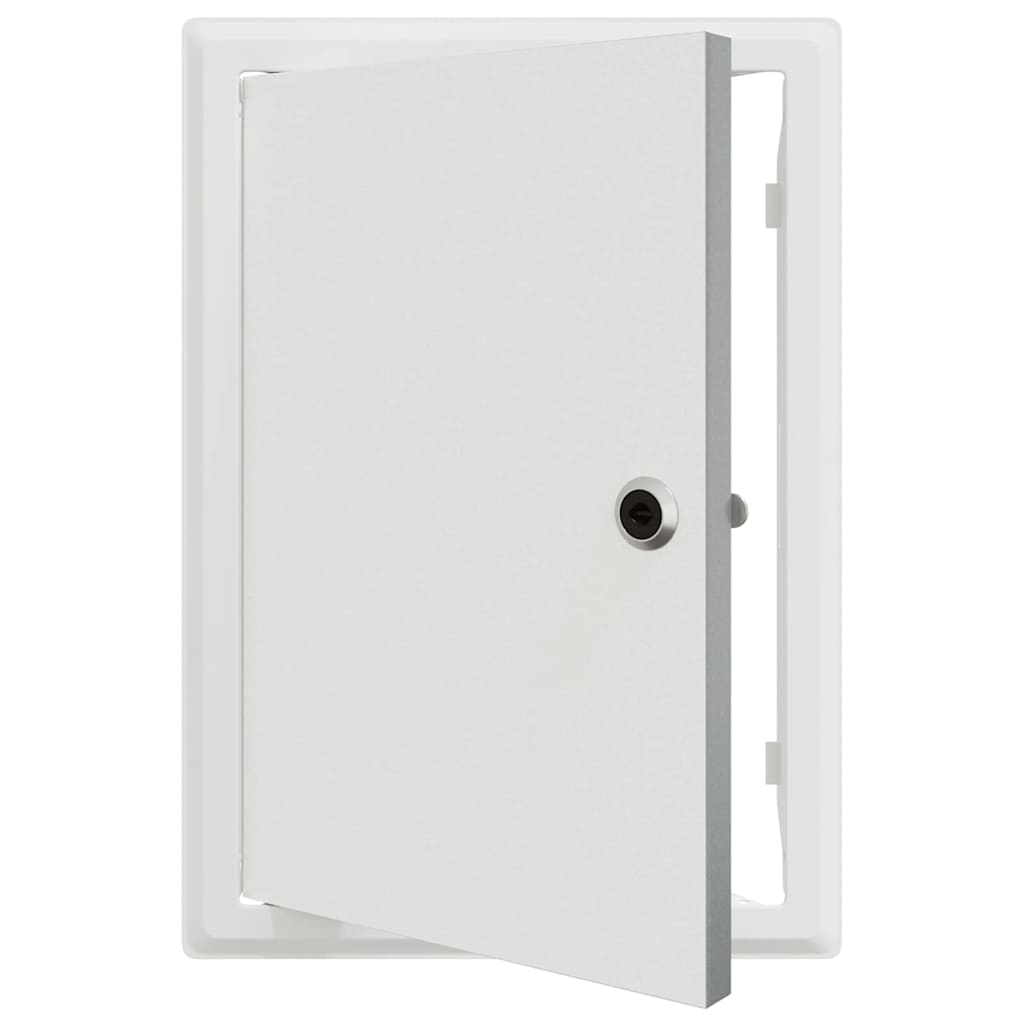 vidaXL Panel dostępu Biały 33 x 23 x 3 cm Stal