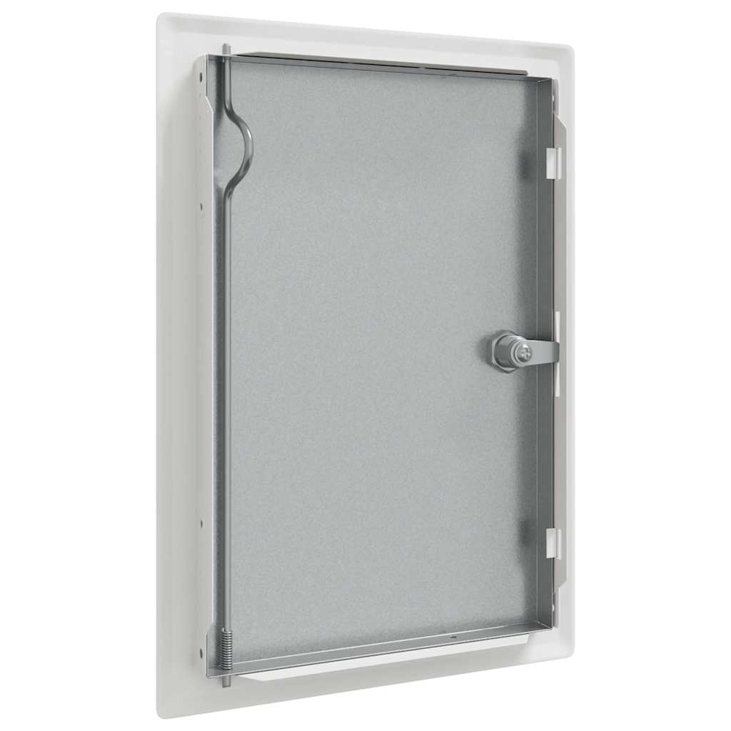 vidaXL Panel dostępu Biały 33 x 23 x 3 cm Stal