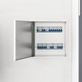 vidaXL Panel dostępu Biały 33 x 33 x 3 cm Stal