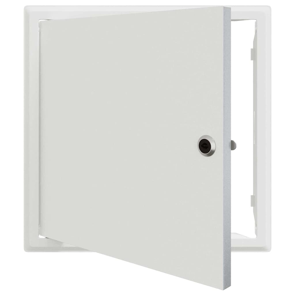 vidaXL Panel dostępu Biały 33 x 33 x 3 cm Stal