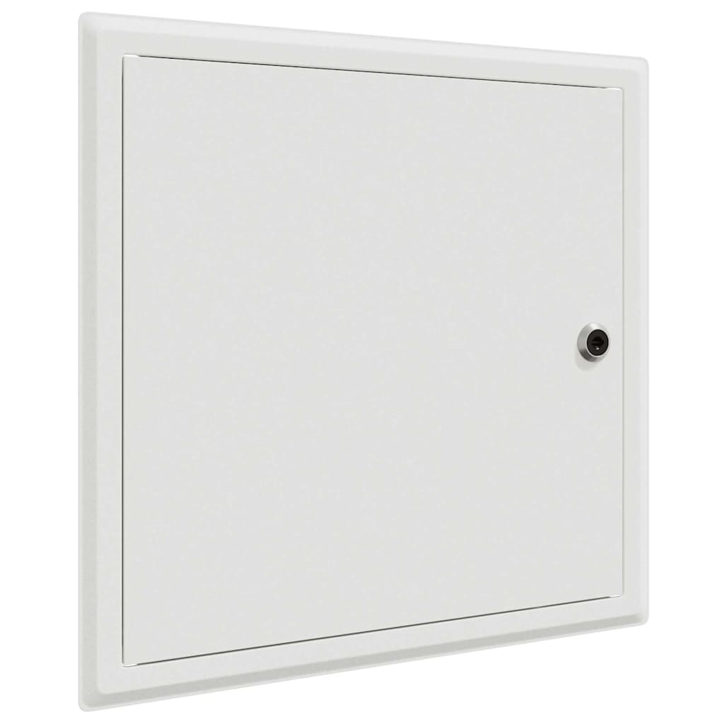 vidaXL Panel dostępu Biały 33 x 33 x 3 cm Stal