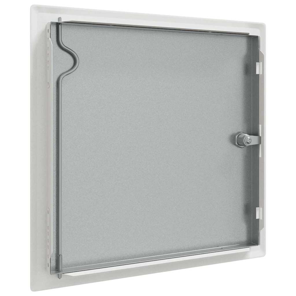vidaXL Panel dostępu Biały 33 x 33 x 3 cm Stal