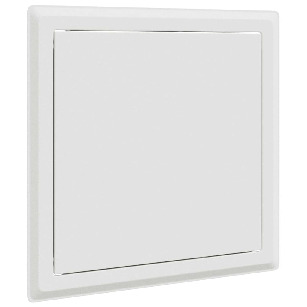 vidaXL Panel dostępu 2 pcs Biały 23 x 23 x 3 cm Stal