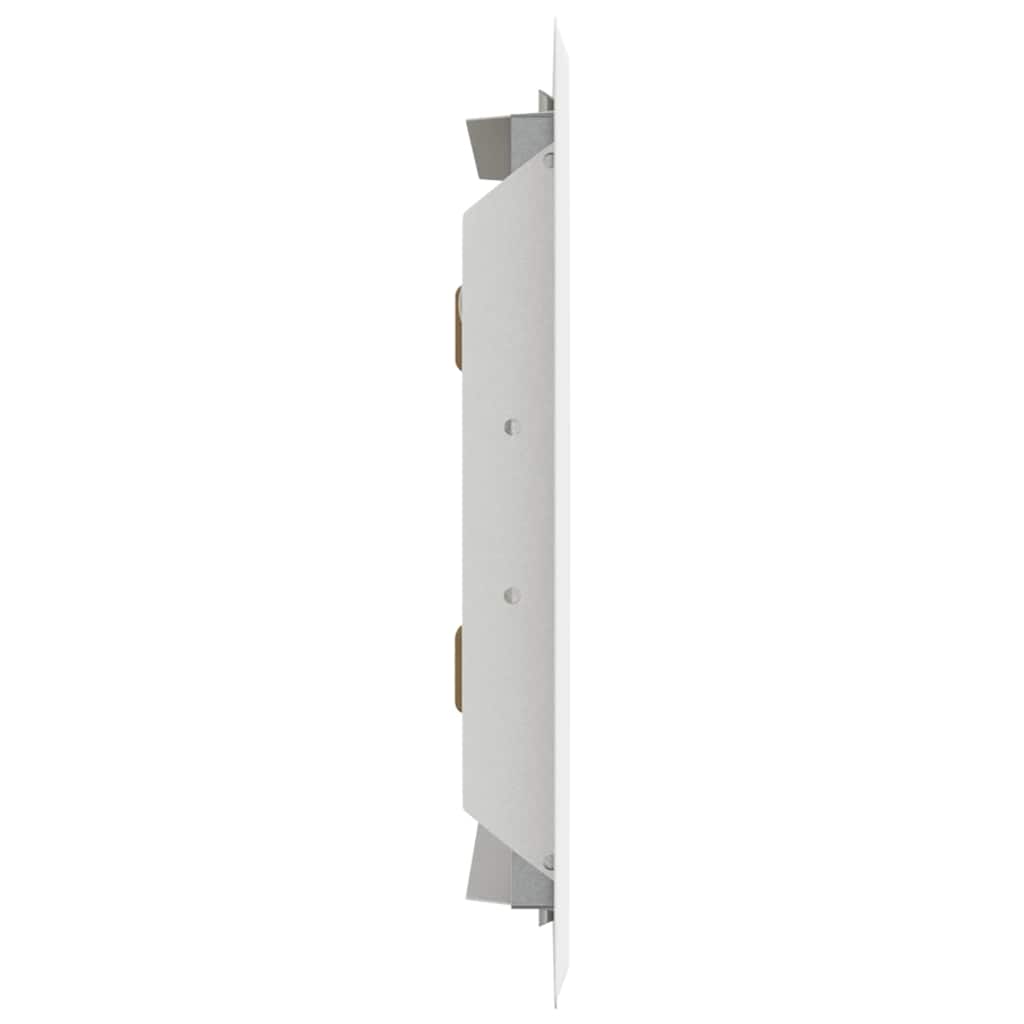 vidaXL Panel dostępu 2 pcs Biały 23 x 23 x 3 cm Stal