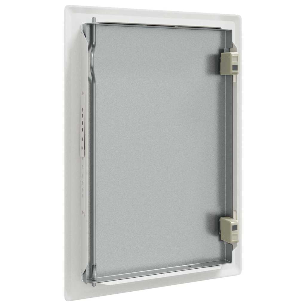 vidaXL Panel dostępu Biały 33 x 23 x 3 cm Stal