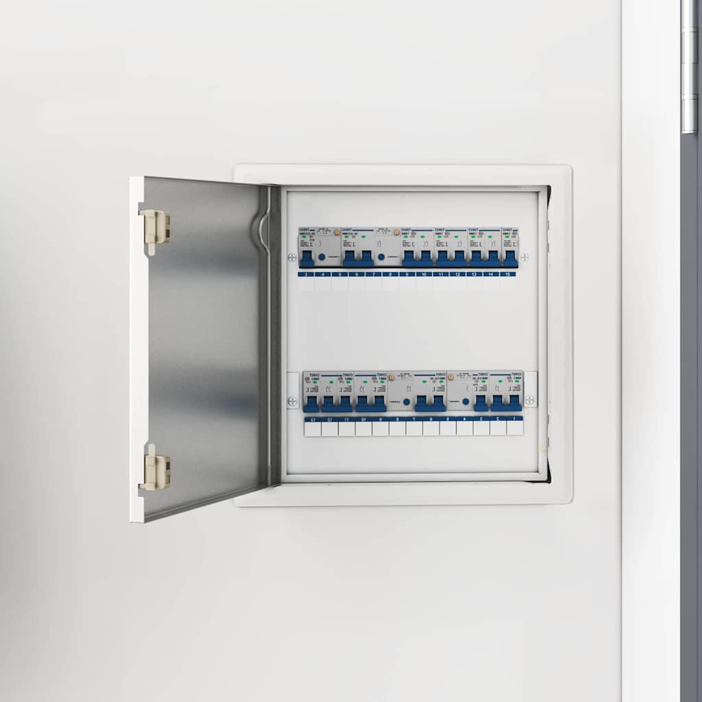 vidaXL Panel dostępu Biały 33,5 x 33,5 x 3 cm Stal