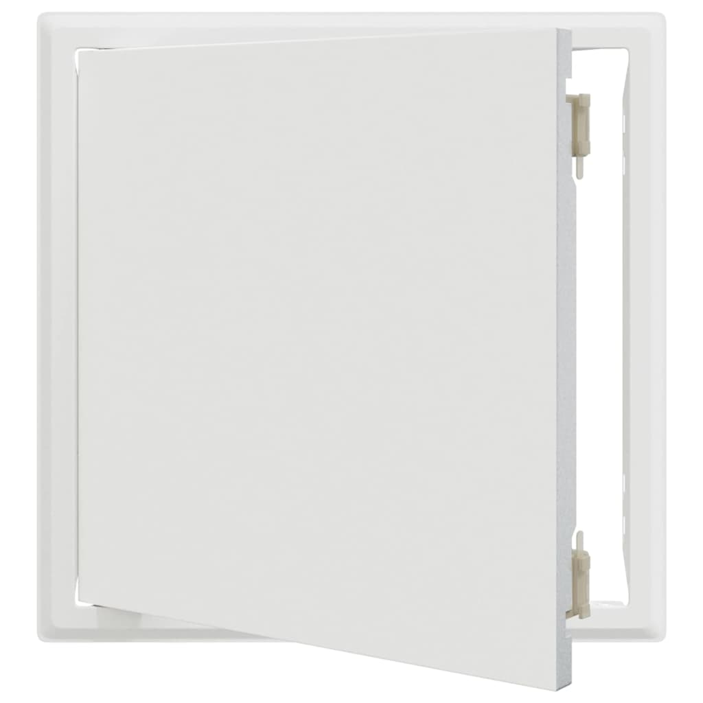 vidaXL Panel dostępu Biały 33,5 x 33,5 x 3 cm Stal