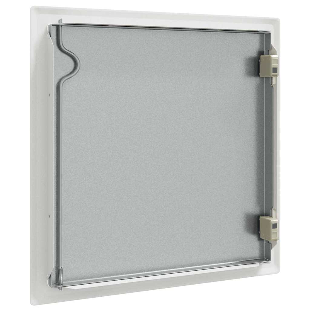 vidaXL Panel dostępu Biały 33,5 x 33,5 x 3 cm Stal