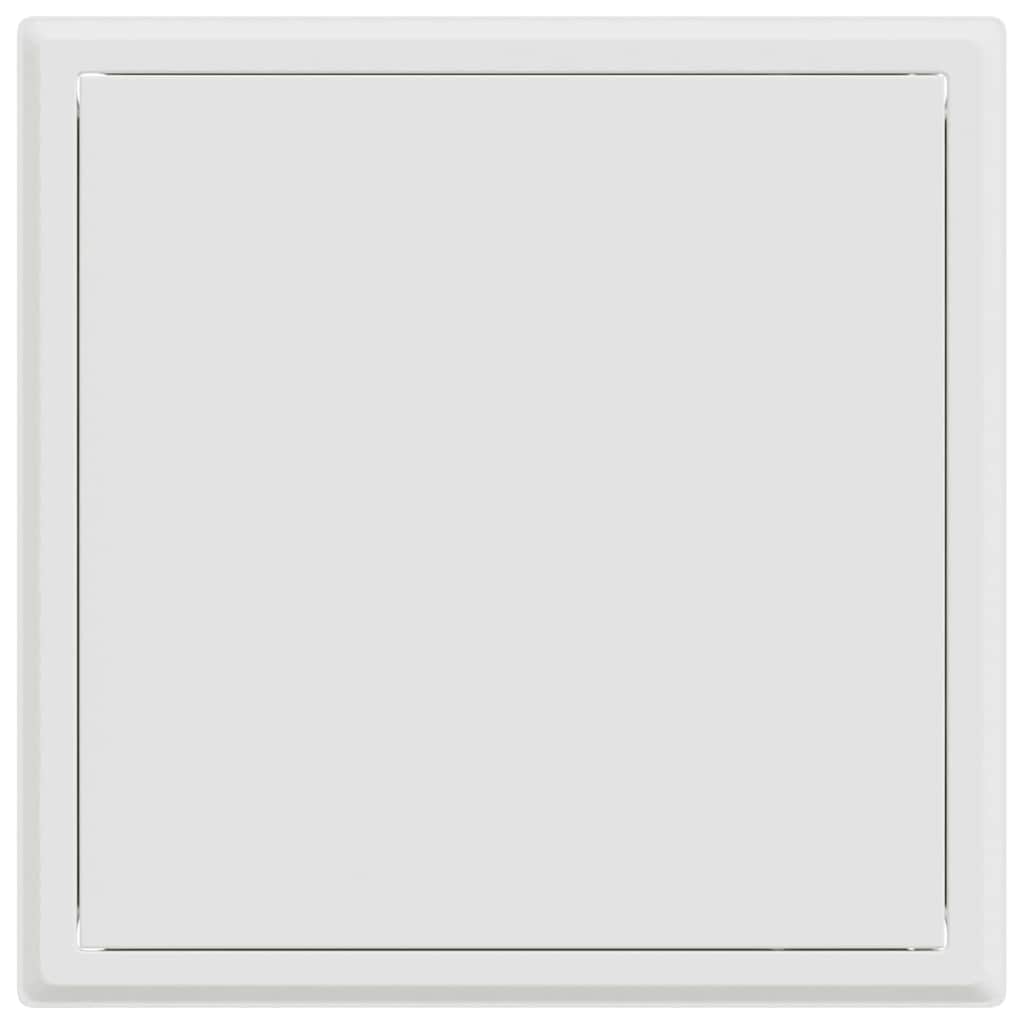 vidaXL Panel dostępu Biały 33,5 x 33,5 x 3 cm Stal