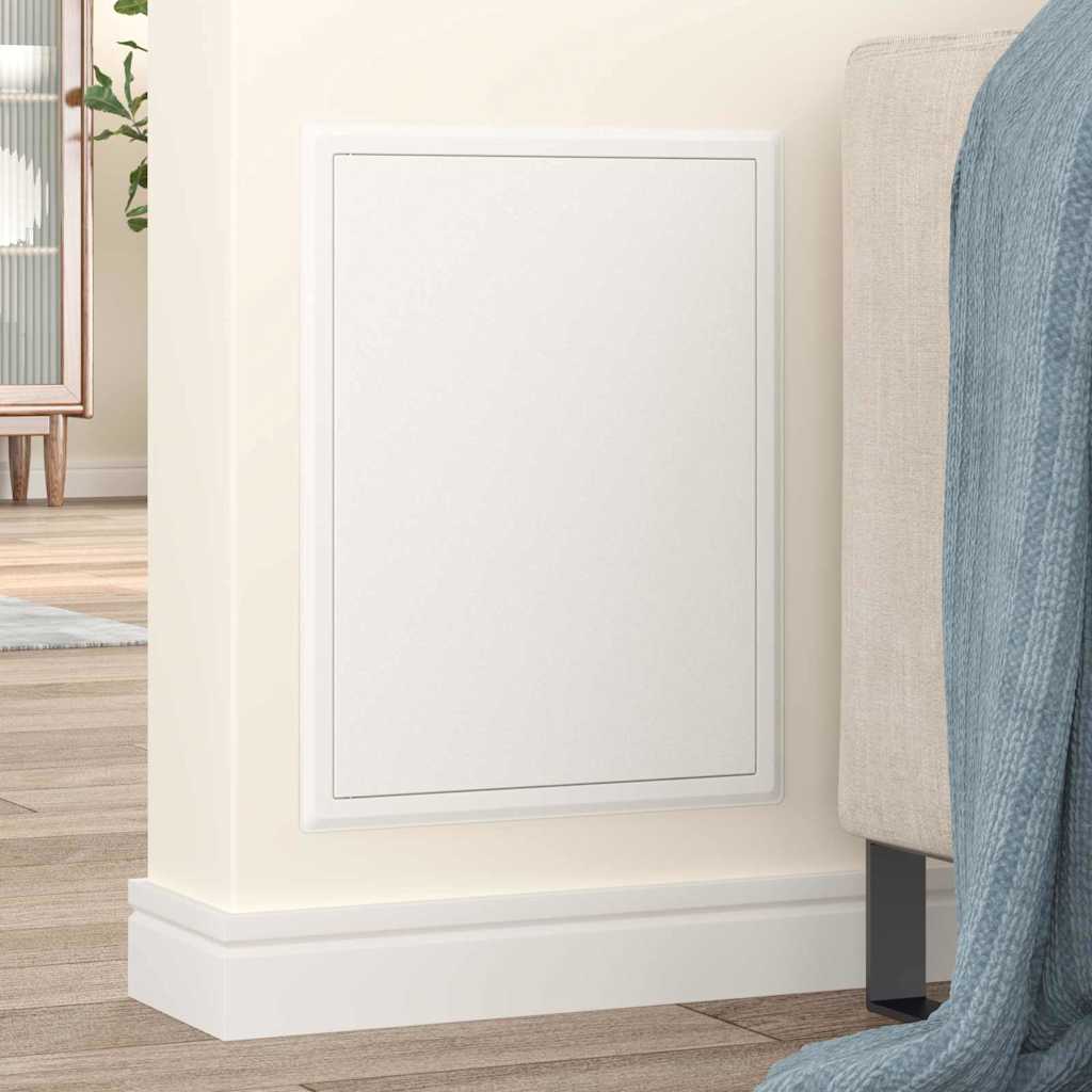 vidaXL Panel dostępu Biały 43,5 x 33 x 3 cm Stal