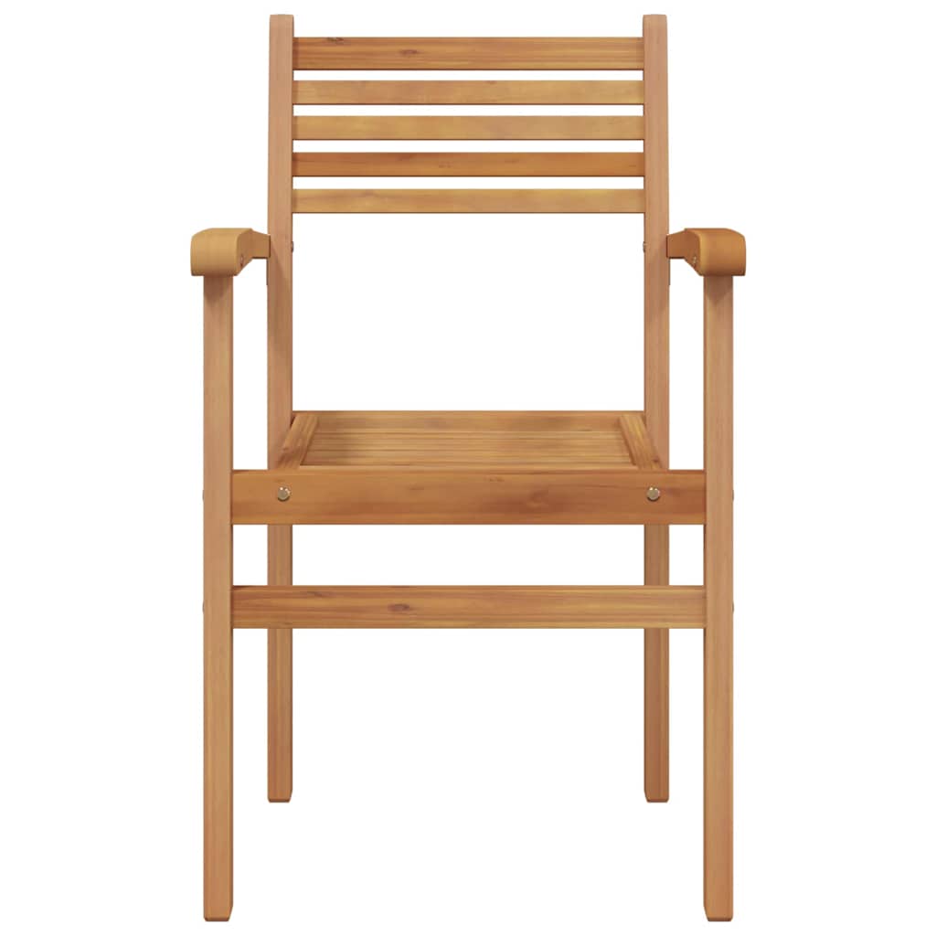vidaXL Krzesło 6 pcs Brązowy 56 x 55 x 90.5 cm Lite drewno teakowe