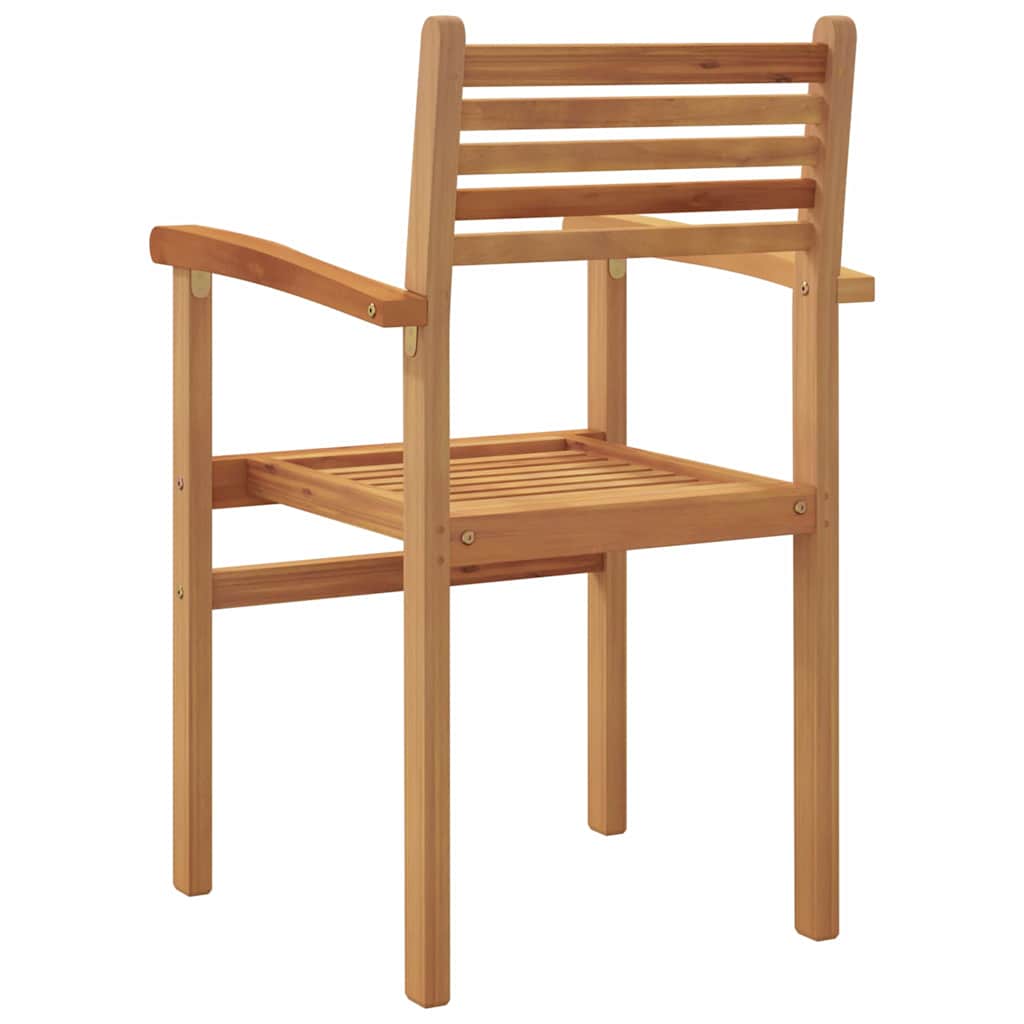 vidaXL Krzesło 8 pcs Brązowy 56 x 55 x 90.5 cm Lite drewno teakowe