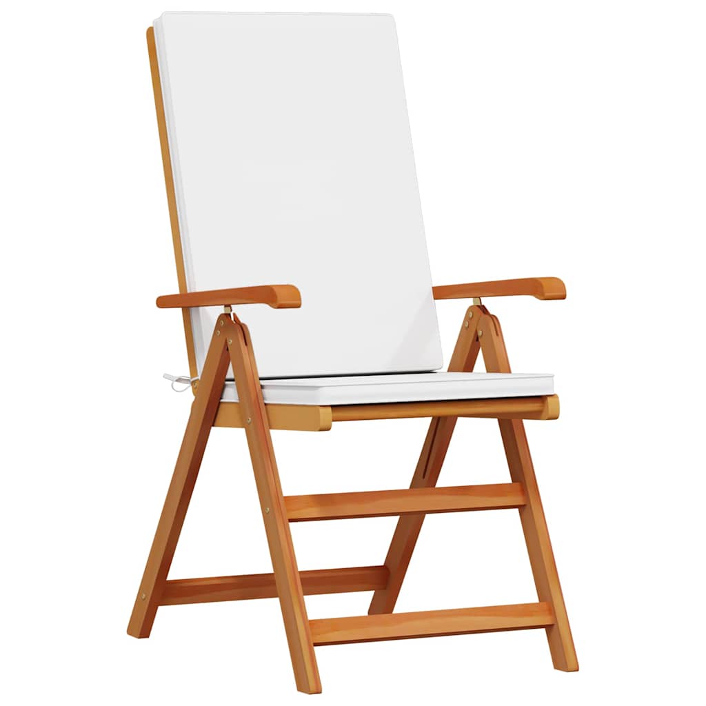 vidaXL Krzesło Ogrodowe 4 pcs Brązowy i biały 57 x 71,5 x 104 cm