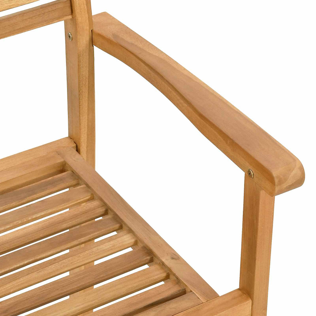 vidaXL Zestaw do jadalni w ogrodzie 9 pcs Brązowy Lite drewno teakowe